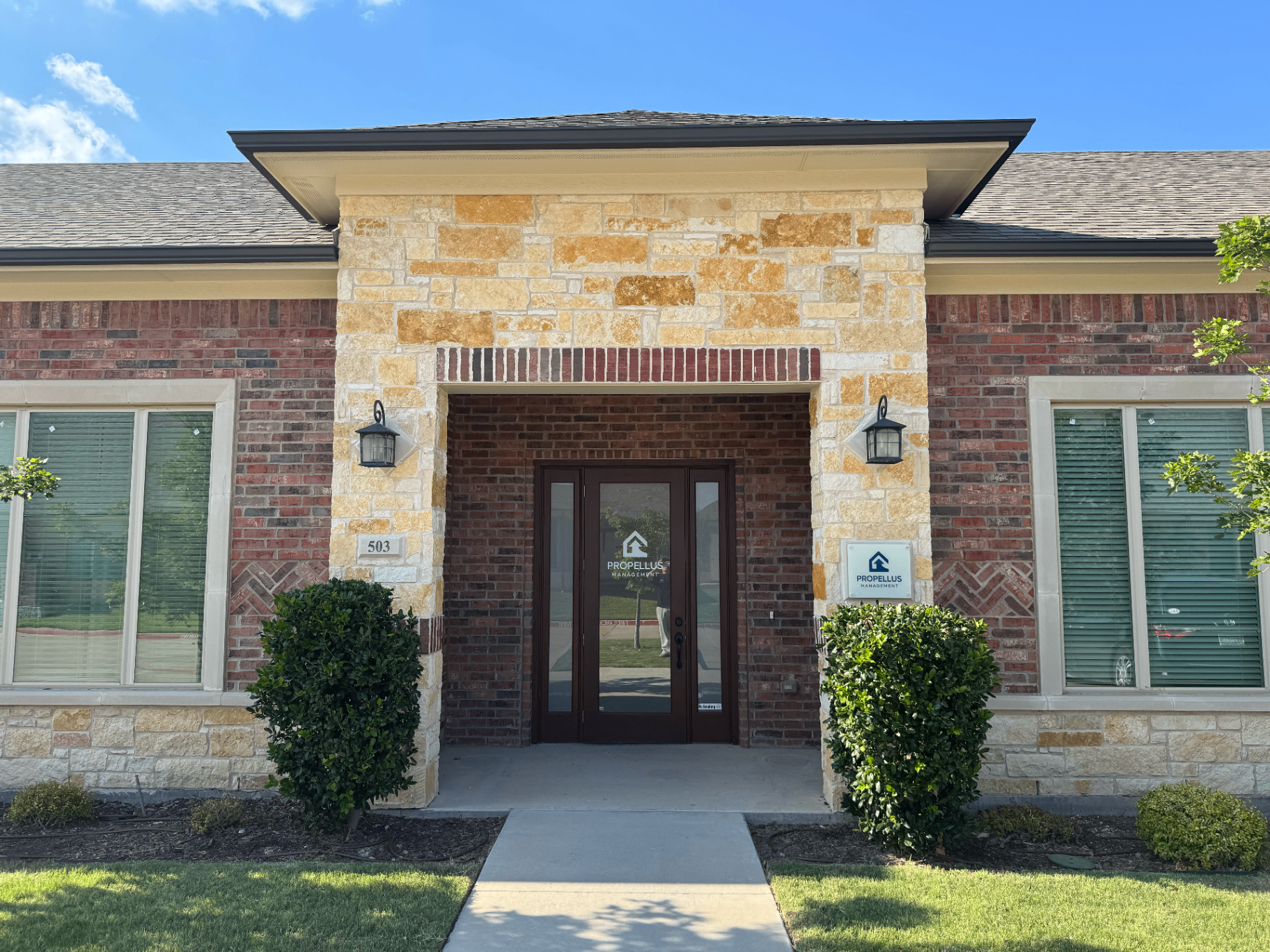 Propellus Management office entrance